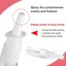 Simarro 10ml Refillable Nasal Spray Bottles - 7 Pack Clear Atomizers for Perfume & Essential Oils - Buy Online on GoSupps.com