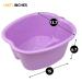 Large Foot Soaking Basin Set - Purple/Black | Home Foot Spa Tub for Relaxation - Buy Online on GoSupps.com