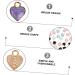 VILLCASE 150 Pcs Heart Pendant Earrings for Wedding American Flag Valentines Day Charm Pendant Key - Buy Online on GoSupps.com