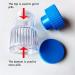 Portable Pill Crusher Container - Multifunctional Plastic Grinder for Tablet Storage and Grinding (Blue) - Buy Online on GoSupps.com
