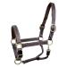 Derby Originals Liverpool Fancy Stitched Padded Adjustable Leather Horse Halter Cob/Arabian