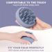 Aimike Scalp Massager Shampoo Brush - Soft Silicone Hair Scrubber for Dandruff Removal and Hair Growth - Blue Haze - Buy Online on GoSupps.com