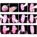 Mwoot 5pcs Gel Nail Art Pen Set | Silicone Brush & Acrylic Handle | Professional Nail Art Tools for Salon & Home Use - Buy Online on GoSupps.com