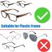 12 Pairs Soft Foam Self-Adhesive Anti-Slip Nose Pads for Glasses & Sunglasses - Thin 1.0mm Black - Buy Online on GoSupps.com