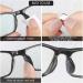 Chudian 60 Pairs Self-Adhesive Silicone Nose Pads for Glasses - Slipproof Transparent Pads for Sunglasses - Buy Online on GoSupps.com