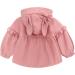 Famuka Baby Girls Hooded Jacket - Toddler Kids Spring Windbreaker Outwear (3 Years, Pink) - Buy Online on GoSupps.com