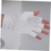 OSALADI 1 Pair Uv Gloves Womens Gloves Nail Lamp Light Nail Gel Uv Hand Protection Gloves for Nails Uv Manicure Gloves Summer Beach Gloves Professional Protection Fingerless Gloves Shield 19.5x8cm White - Buy Online on GoSupps.com