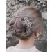 Edary Bridal Silver Wedding Hair Combs - Rhinestone & Pearl Hair Accessories for Women & Girls - Buy Online on GoSupps.com