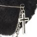 hgnxa Plush Heart Shape Side Hair Clip with Dangle Duckbill Hairpin for Woman Carnivals Taking Photo -slip Hairpin Black - Buy Online on GoSupps.com