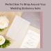 Puremigo 100 Pack Pre-Folded Vellum Jackets for 5x7 Invitations - Transparent 115GSM Wedding Wraps - Buy Online on GoSupps.com