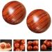 Natural Solid Wood Massage Ball - 2-Pack Hand & Foot Massager - 5cm Round Massage Balls for Hand Exercise | Health & Wellness - Buy Online on GoSupps.com