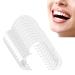 Latrate 12 pieces of disposable Dentaldehner C-shape opener dental extender retractor mouth for oral inspection tooth whitening chewing words for family games (transparent)