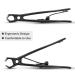Mudder 2 Pieces Oversized Thick Nail Clippers for Toenails and Fingernails - Stainless Steel Wide Nail Cutter for Men, Adults - Black - Buy Online on GoSupps.com