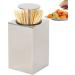 Holdes Toothpaster: Automatic Stainless Steel Toothpick Container for Home Bars Clubs & Caf s - Convenient Press Dispenser - Buy Online on GoSupps.com