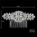 Ipetboom 1pc Flower Side Hair Comb Wedding Comb Teasing Combs for Women Rhinestone Hair Comb for Women Bridal Hair Comb Wedding Hair Comb Pearl Hair Comb Pearl Side Comb Alloy Bride Hairpin - Buy Online on GoSupps.com