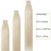Luxurious Silk-Co Tape Extensions - 55cm Remy Real Hair #60 Platinum Blonde - 20 Tresses (4cm Wide 2.5g) - Premium Quality Hair Extensions for Effortless Style - Buy Online on GoSupps.com