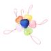 Alipis 6pcs Heart Sequin Pendant Ornament Christmas Polished Ball Valentine's Day Hanging Tags Appendix