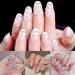 120pcs Clear Dual Nail Forms System with File - Acrylic Nail Mold for Extensions & Nail Art - Manicure Tools - Buy Online on GoSupps.com
