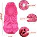 Ladaypoa 2-Piece Long Satin Hair Hood for Women | Silky Sleeping Cap for Long Curly Hair Protection | Extra Big Size Black & Rose Red - Buy Online on GoSupps.com
