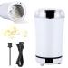 Multifunctional Electric Pill Crusher Grinder-Fine Powder Electronic Pulverizer for Small and Large Medication and Vitamin Tablets-Use for Feeding Tube Kids Elderlyor Pets (White 1)