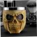 Stainless Steel Shaving Bowl Soap Cup for Foaming | Beard Brush Shaving Mug Skull Design - Buy Online on GoSupps.com