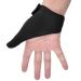 Alomejor Bowling Sports Grips Protective Gloves Suitable for Right and Left Fingers (Black)