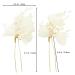 Pearl Wedding Hair Pins 2Pcs - White Flower Bridal Hair Pieces for Women & Flower Girls - Buy Online on GoSupps.com