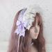 amangul Ruffled Lace Headband Japanese Style Crisscross Ribbon knot Maid Hair Band Pearls Chain Cosplay Hair Accessory(1) - Buy Online on GoSupps.com