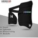 Heega Premium Thigh Guard - Black Right Hand | Ultimate Protection for Athletes | Buy Internationally - Buy Online on GoSupps.com