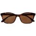 Opulize Kat Sonnen reader - CAT -EYE Catal eye version - UV400 Protection with UVA & UVB filter - Men & Women - Feder hinges - S59 +2.00 Diopttries shiny brown tortoise - brown tinted glasses