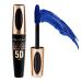 Smudge Proof Mascara Volumizing Make Up - Thick Curling Lasting Lash Dyeing Cream 5D Lash Dyeing Liquid Cosmetic 5 Colors Available Quick-dry for Volumizing Lengthening Defining 04 Blue