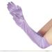 NQEUEPN Women Long Gloves Long Elbow Satin Gloves 21" Stretchy 1920s Opera Gloves Hand Care Moisturizing Gloves for Women Girls Evening Party Dance (Light Purple) - Buy Online on GoSupps.com