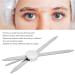 Adjustable Stainless Steel Compass Eyebrow Ruler for Precise Makeup Measurement (Silver) - Buy Online on GoSupps.com