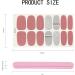 NICENEEDED 12 Sheets Nail Art Stickers Strips Self-Adhesive Full Wrap Nail Polish Stickers Manicure Decoration Kit With 1Pc Nail File For Women Girls Nail DIY(Style 3) - Buy Online on GoSupps.com