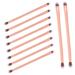 Healeved 96 Pcs Makeup Brush Eye Shadow Brush Face Makeup Brush Eyeshadow Applicator Lash Tool Golden Metal