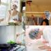 Yiqi 6 Pieces Waterproof Shower Cap Set | Elastic Bathing Hair Caps for Women | Salon-Quality Designs in Various Patterns - Buy Online on GoSupps.com