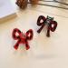 AJOIDR Bowknot Hair Clip Acetic Acid Claw Clip Hair Banana Barrettes Nonslip Jaw Clip Braid HairClaw for Women SideBangs Red - Buy Online on GoSupps.com