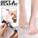 Hammer Toe Corrector 1 Pack - Soft Gel Crests Splints for Foot Pain Relief - Flexible Overlap Toe Straightener & Pumice Stone Included (Pink) - Buy Online on GoSupps.com