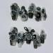 Handmade Nail Wearing and Nail Sculpture with Black Rose Ink Nail Fake Nails(Size:M) - Buy Online on GoSupps.com
