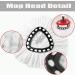 ANREKEYH Spin Mop Set with 2 Refills and Handle Replacement - White (1 Tank System) - Buy Online on GoSupps.com