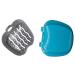 Obanim 2-Piece Prosthesis Bathing Builder Box Holder - Travel Storage Container with Sieve Basket for False Teeth Cleaning (White/Blue) - Buy Online on GoSupps.com