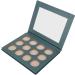DIY Empty Eyeshadow Empty Eyeshadow BoxDIY Empty Eyeshadow 12 Hole Empty Eyeshadow Palette Portable DIY Makeup Empty Bh Bronzer Palette for Cosmetics Store (Blackish Green) - Buy Online on GoSupps.com