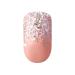 KISS Gel Fantasy Ready-to-Wear Press-On Nails Kit - Warning Sign Style | Medium Length | Pink Gel Glue | 24 Adhesive Tabs | Manicure Stick & Mini File Included - Buy Online on GoSupps.com