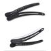 12 Pcs Matt Black Large Duckbill Hair Clips - Professional Styling Clamp for Salon Hair Sectioning - Buy Online on GoSupps.com