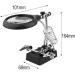 LED Magnifying Glass Soldering Station Repair Mobile Phone Circuit Board Auxiliary Lens Adjustable Lighting Desktop Magnifying Glass - Buy Online on GoSupps.com