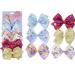 JOJO SIWA 12pcs Hair Bows Clips for Girls - 5 Inches Alligator Clips (2 Sets) | Large Bow Accessories for Girls - Buy Online on GoSupps.com