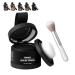 Waverloo Magic Root Cover Up Waverlo Magic Root Cover Up Waverly Magic Root Cover Up Root Touch Up Powder with Mirror Instantly Conceals Hair Loss Water Sweat Resistant(Gray)