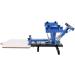 VEVOR Screen Printing Machine 4 Color 1 Station Screen Printing Press 21.7X 17.7 Inch Silk Screen Printing for T-Shirt DIY Printing Removable Pallet - Buy Online on GoSupps.com