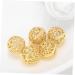 Vintage Spacer Beads- Designed with Unique Hollow Style Make it Chic and Special. Golden 1.2X1.2cm - Buy Online on GoSupps.com