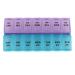 Treasure Gurus 7-Day AM PM Pill Box Medication Organizer Weekly Medicine Storage Holder Vitamin Case